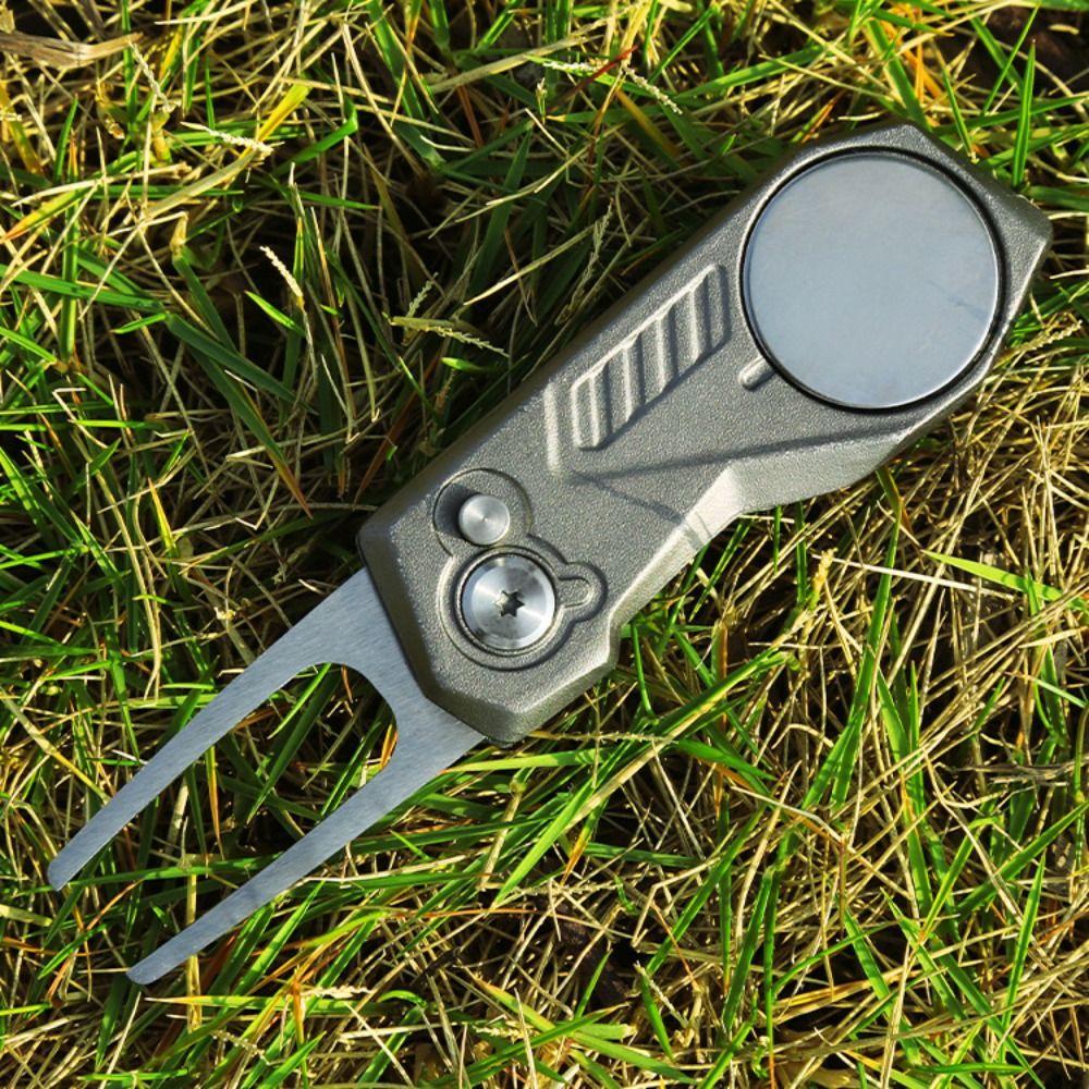 Switchblade Golf Divot Repair Tool Ball Marker Mini Golf Divot Tools  Gift For Golfer