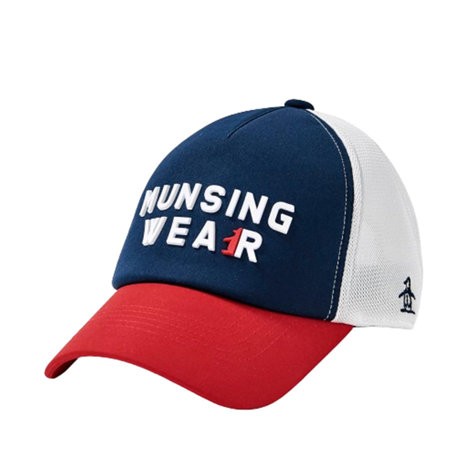 

Cap Side Mesh Cooling Heat Stroke Prevention Sports Golf MGBXJC10 NVRD [Munsingwear] Men s (Navy Red)