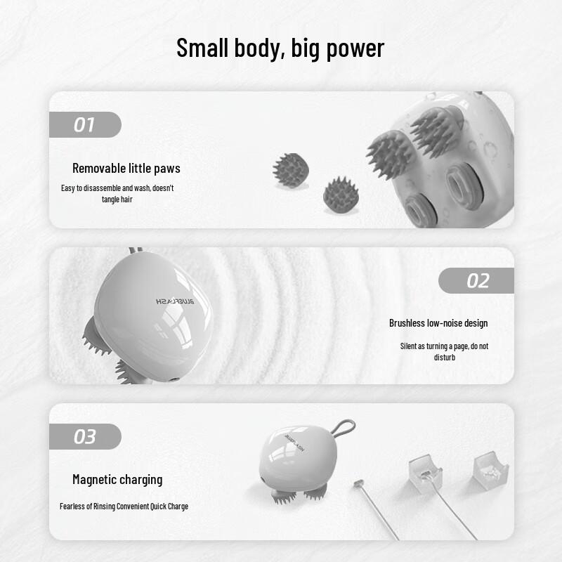 Blue Flash Head Massager