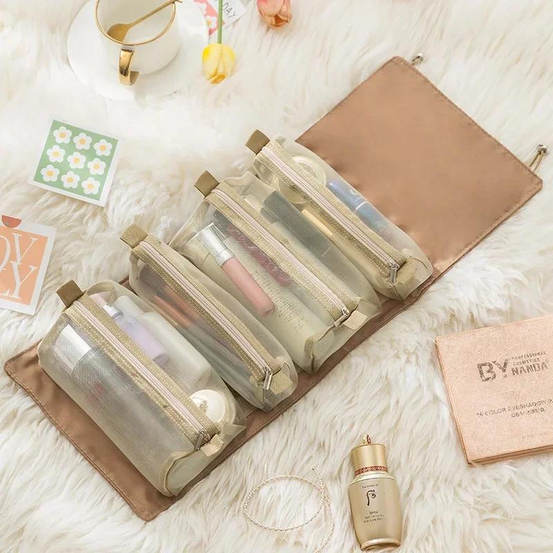 Hanging Cosmetic Storage Bags Women Makeup Bag Toiletries Organizer Storage Bags Waterproof Organizer Travel Beauty Wash Pouch