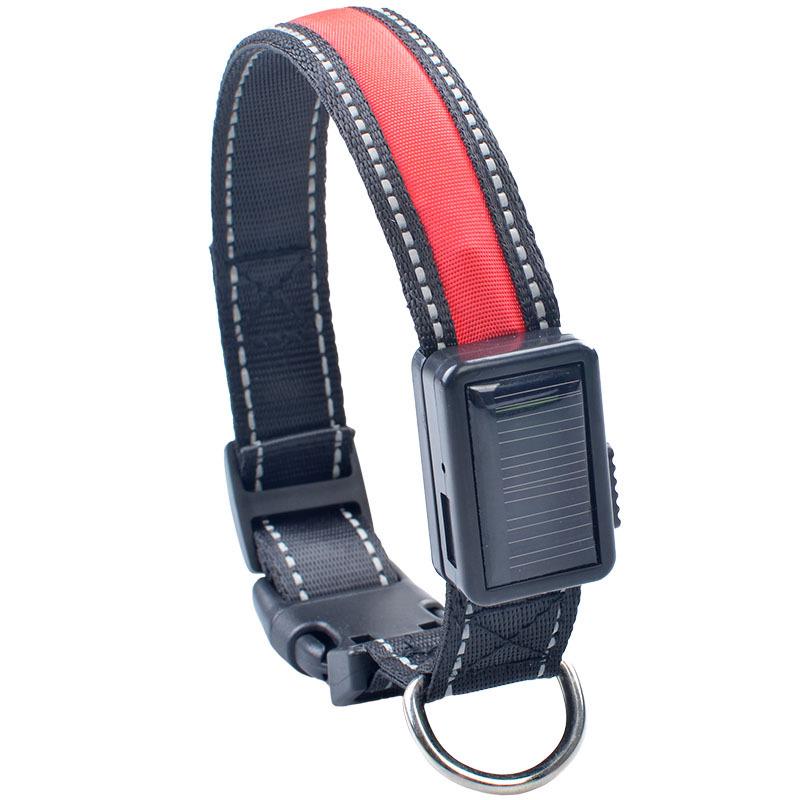 Halsband fr Hunde, Solar-USB-aufladbares LED-Halsband,  Nylon-Hundehalsbnder, LED-Licht, Nacht-Sicherheitslicht, leuchtende  Halsbnder fr Hunde gnstig kaufen  Preis, kostenloser Versand, echte  Bewertungen mit Fotos  Joom