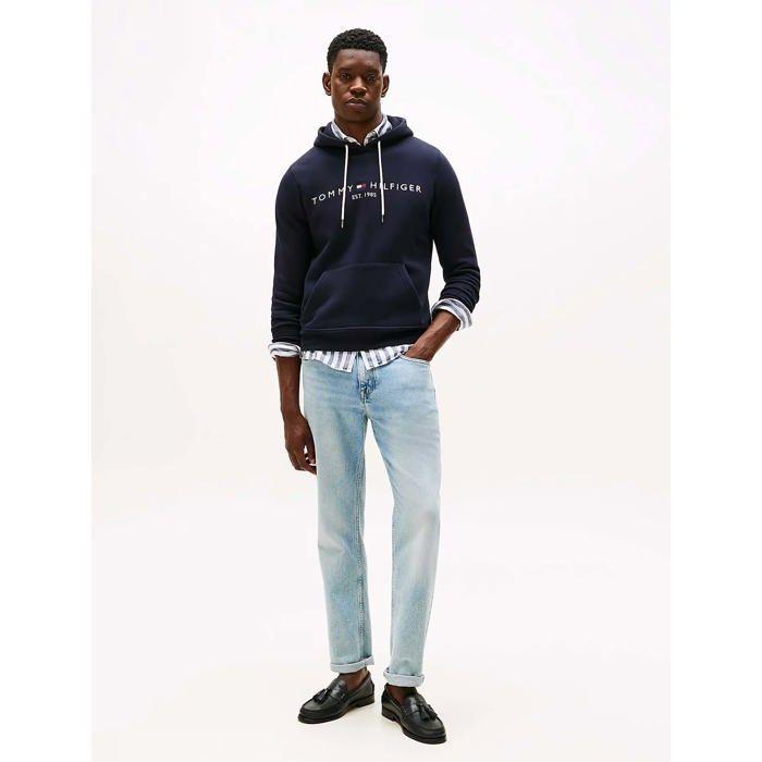 Sweat à capuche - Tommy Hilfiger - Core - Bleu - Homme - Manches longues