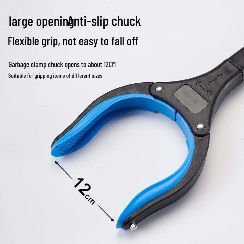 Foldable Long-Handled Aluminum Trash Picker for School Children