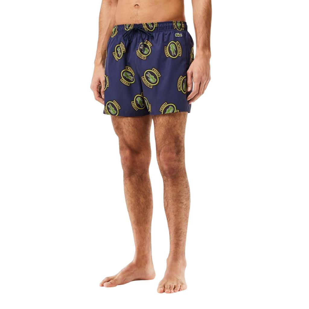 Lacoste Mens Printed Swim Shorts
