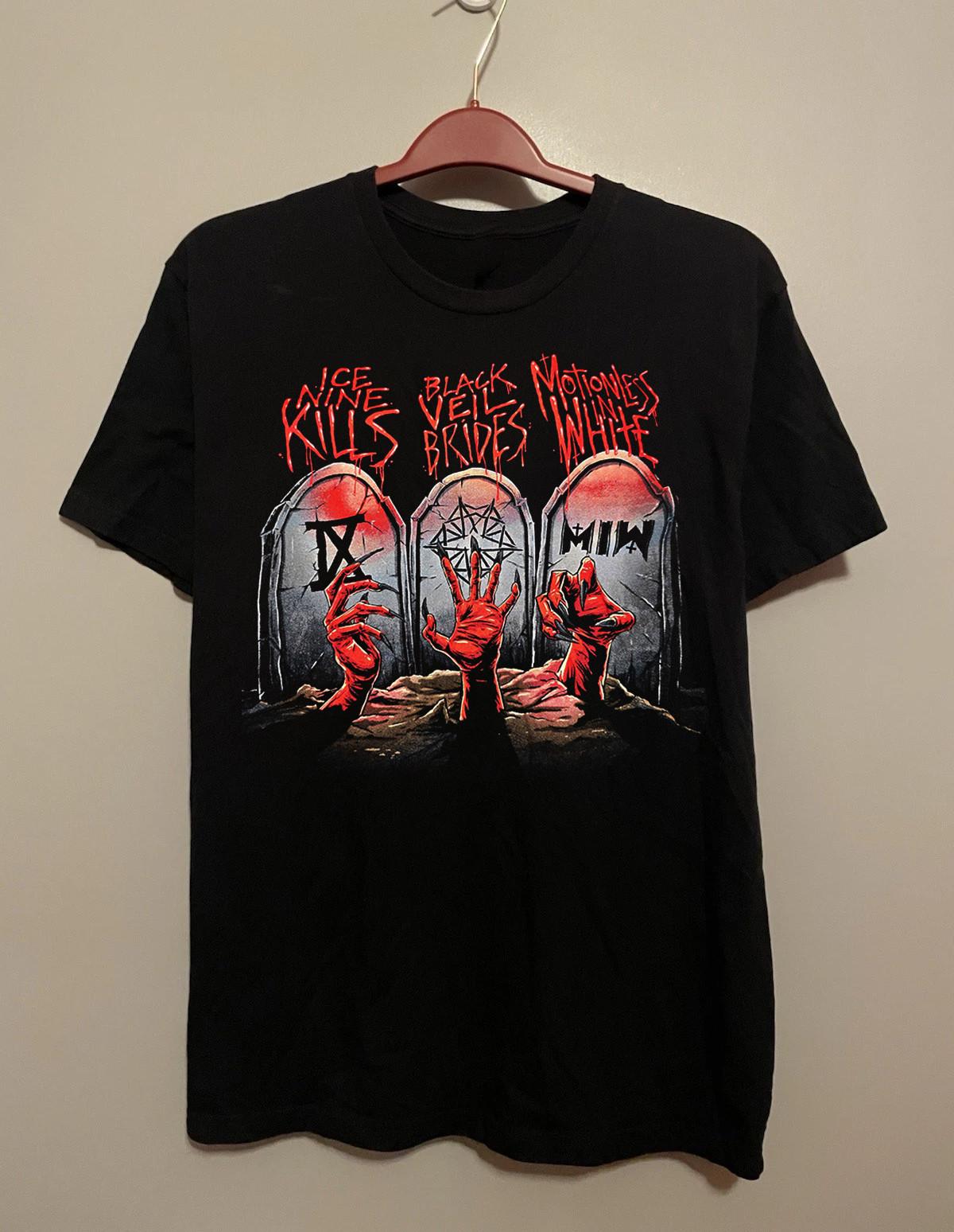Rare Black Veil Brides Motionless In T-shirt S to 5XL XL