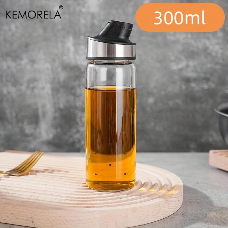 KEMORELA 1/3 szt. Butelka na oliwę Oliwa z oliwek Szklana lecythos Dozownik Automatyczne Otwieranie i Zamykanie Bez kapania Butelka na przyprawy Butelka