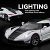 1:32 Koenigseg Jesko Model Car Alloy Simulation Super Car Racing Car Model Boys Toy Desktop Decoration Gift Light & Sound