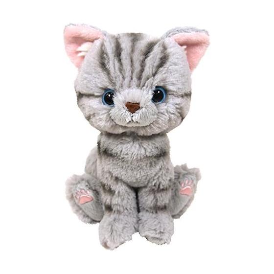 Sunlemon Kitten American Shorthair Gray 15 x 17.5 x 6.8cm Stuffed Animal Cat