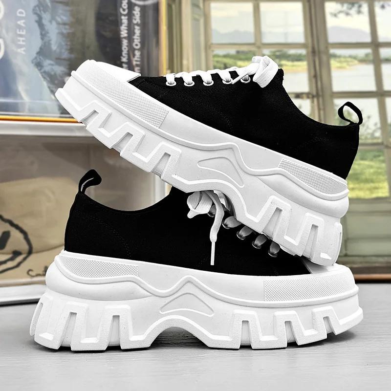 New Canvas Men's Shoes Lightweight and Comfortable Youth Sports Shoes Fashionable and Versatile Casual Running Shoes Sneakers