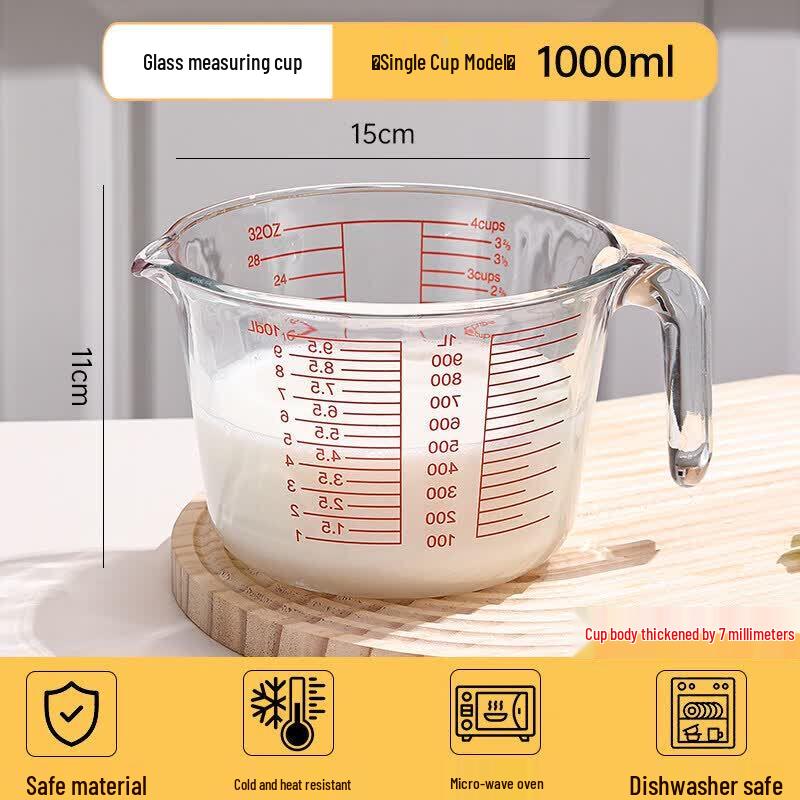 ZISIZ Glass Measuring Cup