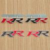 3d Metal Letters RR Logo Car Rear Trunk Sticker Front Grille Badge Emblem for Civic Mugen Accord Crv City Hrv Accessories