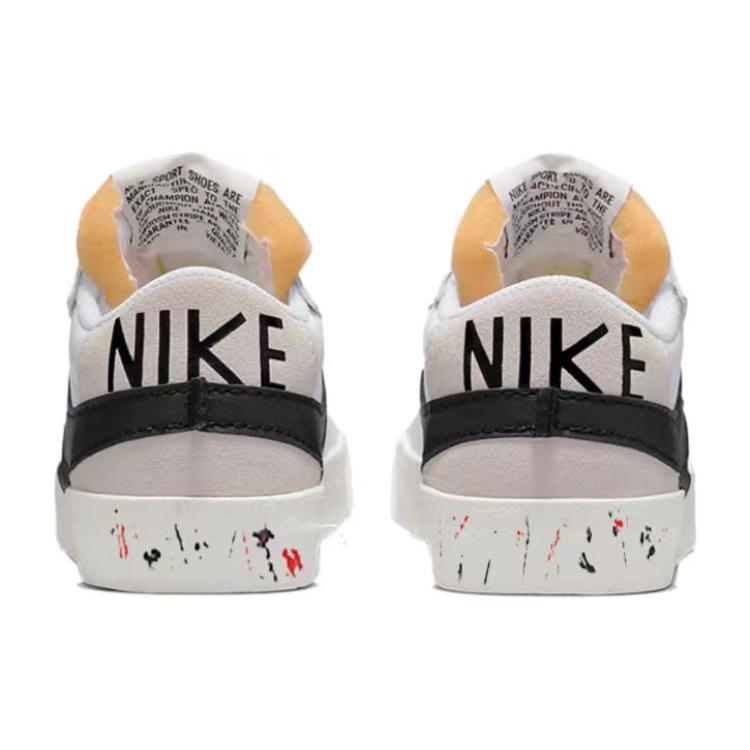 Nike Blazer Jumbo Low top Skateboard Shoes Women's White Red Black DQ1470-101(Team56-)