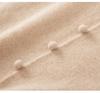 Autumn 2026 Women's Lace V-neck Cashmere Sweater - Elegant Slimming Knitwear