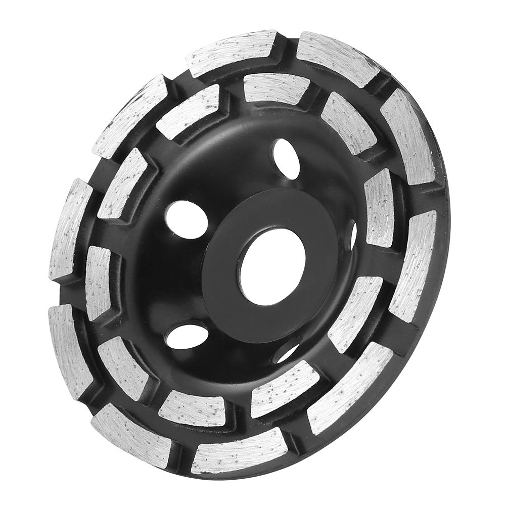 Diamond Segment Grinding Cup Wheel Disc Double Row Stone Brick Tile Grinder