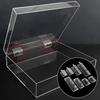10Pcs New Transparent Folding Hinge Acrylic Clear Door Hinges 270 Degree Foldable Furniture Hardware DIY Cabinet Door Box