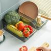 Refrigerator Storage Box with Drawer Handle Reusable Vegetables Fruits Organiser Kitchen Accessories