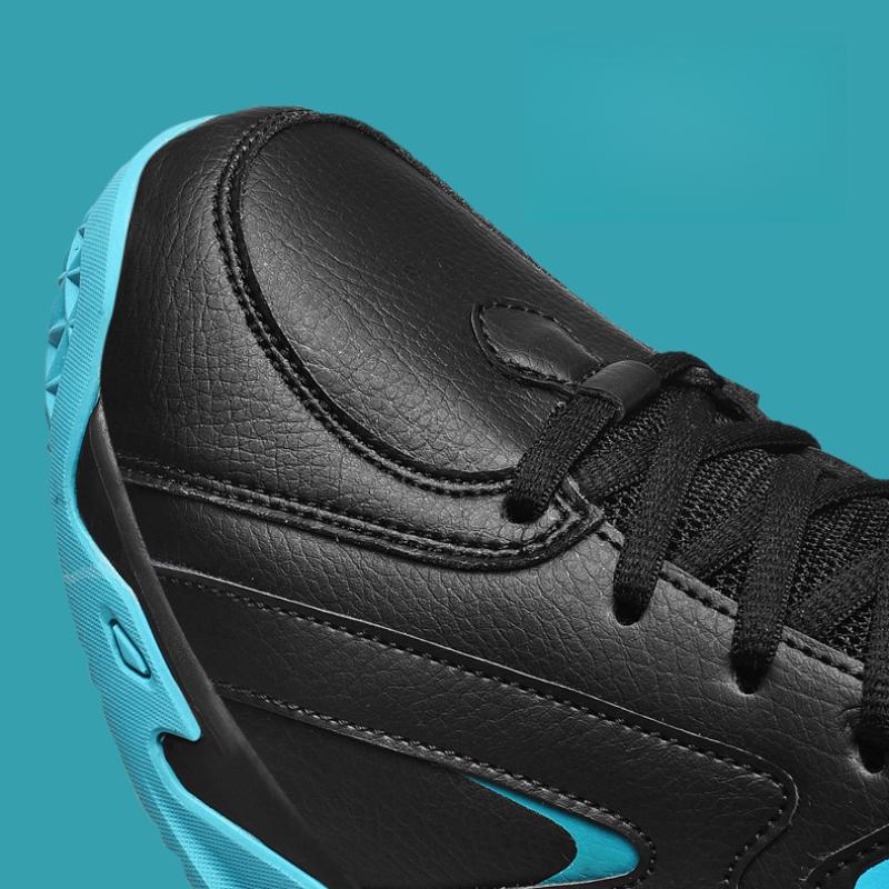 Men's High-Top Leather Basketball Shoes Non-slip Training Sneakers Sports Shoes Casual Breathable Tennis Shoes