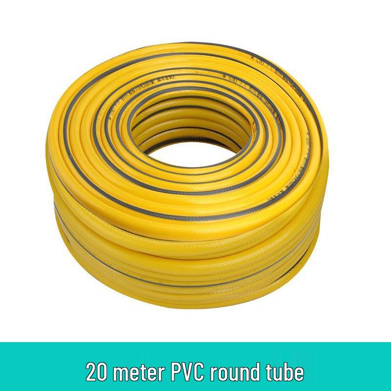 Eco-Friendly Odorless Car Wash & Garden Soft Water Hose - Yellow with Black Line, All-Season Use