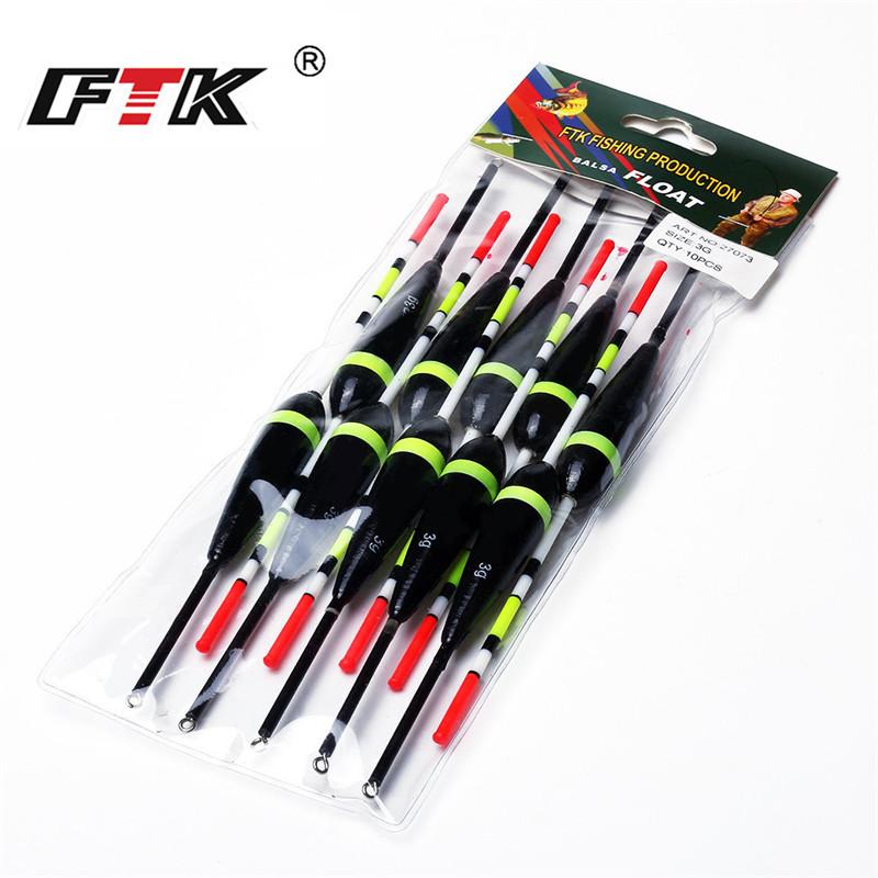 

ФТК Пихта Баргузинская Черный с Белым с Желтым 10 Шт./партия Буй Рыболовный Вес 2г-6г