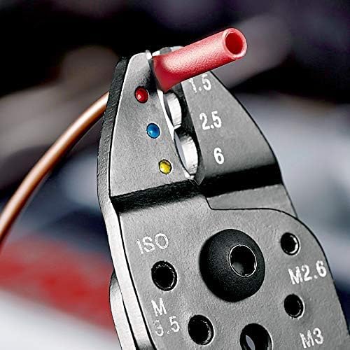 Knipex Crimping Pliers for Insulated Terminals 215mm 9721-215