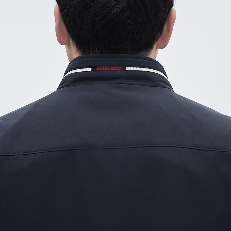 ROMON Men's Slim Fit Stand Collar Casual Jacket