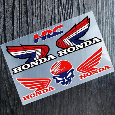 For HONDA Reflective Motorcycle Stickers, 3M Safety Warning At Night In The Dark Scooter Helmets AS1