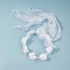 Lightweight Bow Bridal Veil Soft Wedding Bow Headwear Sweet Garland Headband  Wedding Party