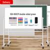Mobile Magnetic Double-Sided Whiteboard Stand for Home, Office, or Training - Small Size