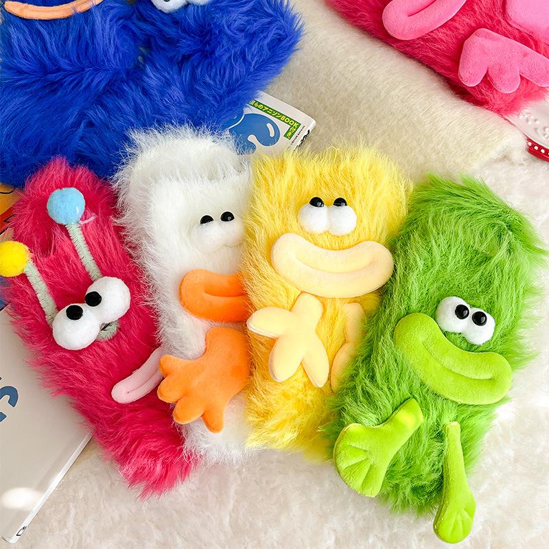 Girls' Autumn and Winter Long Socks Cute and Funny Socks Floor Socks Home Furry Coral Velvet Socks Winter Warm Socks