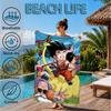 Toalla de Playa con Ilustración de Anime de Dragón, Toalla de Playa de Microfibra, Perfecta Para Piscina, Playa, Viajes, Decoración del Hogar, Regalos para Fans de Fiestas en la Playa