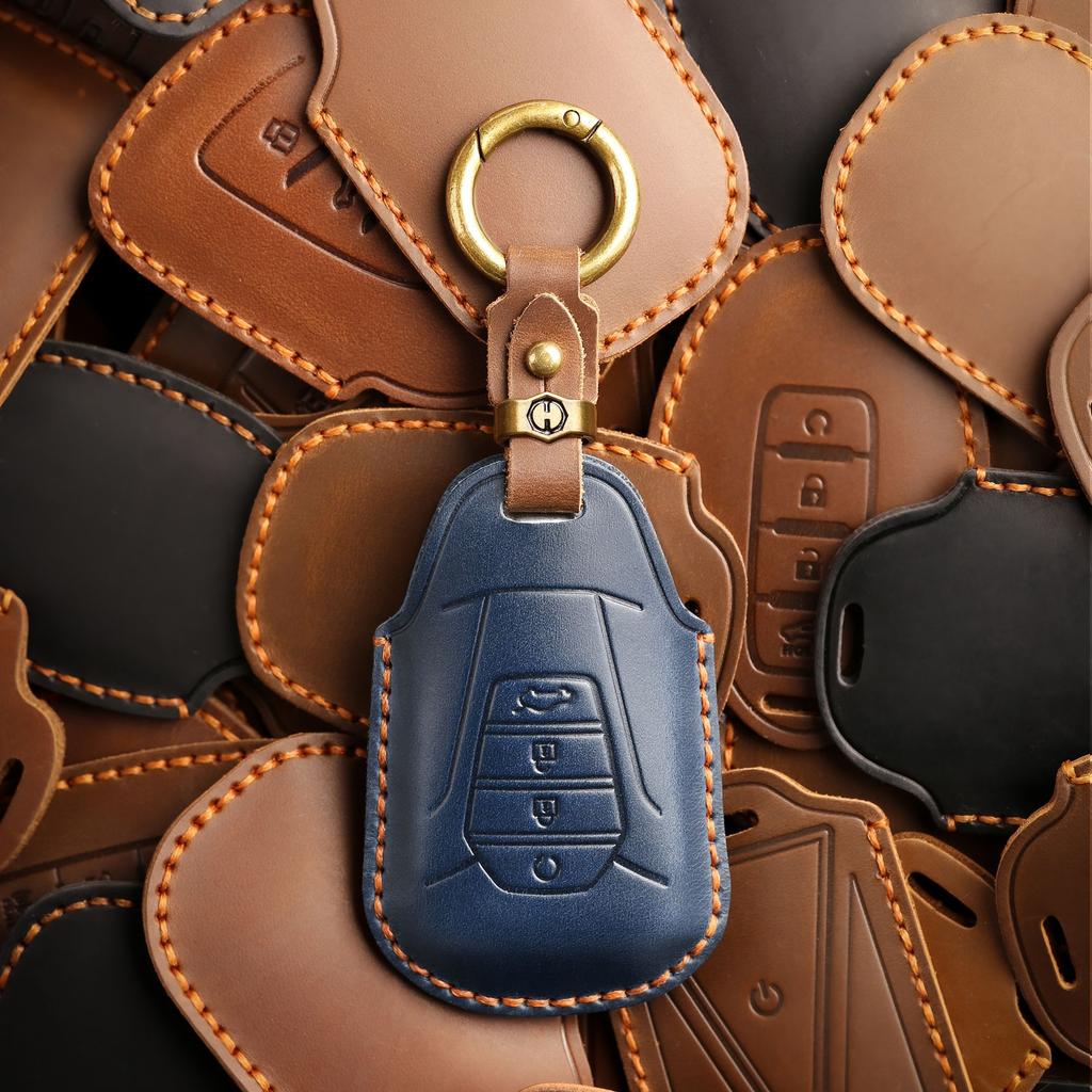 Retro Key Cover Is Suitable for 23 Isuzu D-MAX New Dmax Car All-inclusive Pickup Leather Case