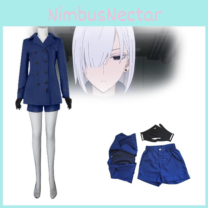 Adult Spy Role Play Fiona Frost Cosplay Outfit Versatile Polyester Blend
