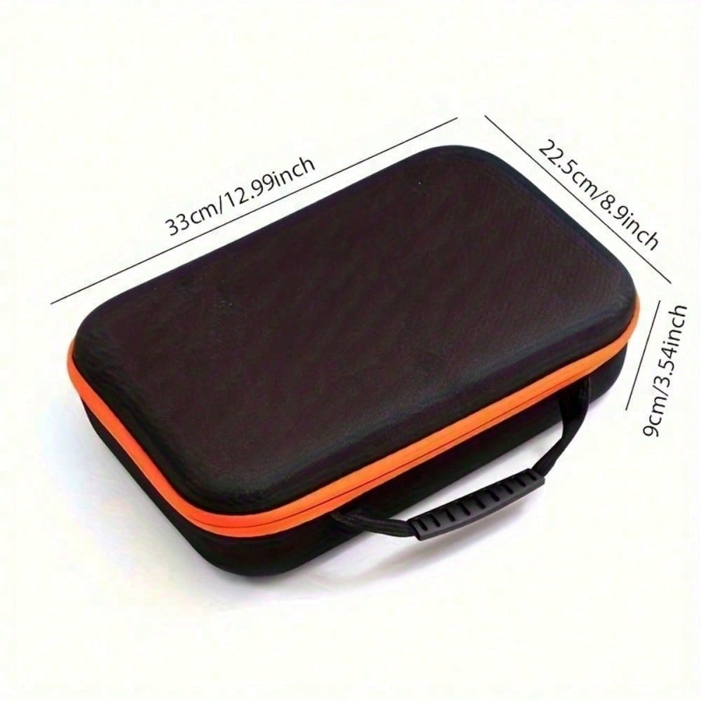 

1 шт. Водонепроницаемая сумка для инструментов большой емкости для электриков и энтузиастов DIY - Ударопрочный чехол из ткани Оксфорд для электрических дрелей и крепежа чёрный