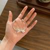 Minimalist Butterfly Bangle Bracelet For Women With Silver Plating And Sparkling Cz For Summer