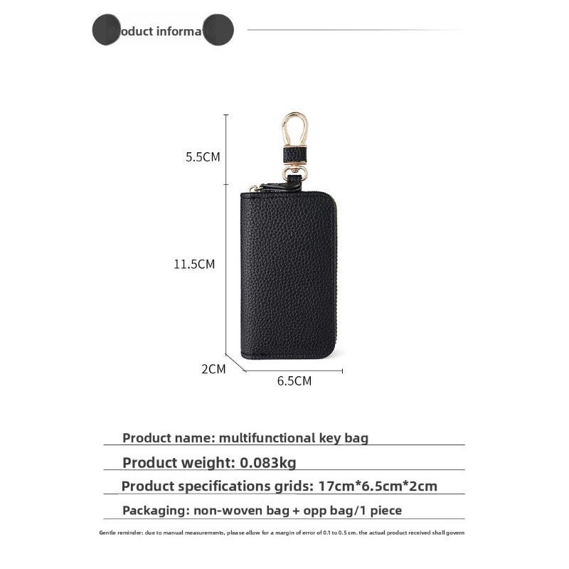 New Fashionable Multi-functional Key Bag, Men's and Women's Key Storage, Large-capacity Integrated Key Bag
