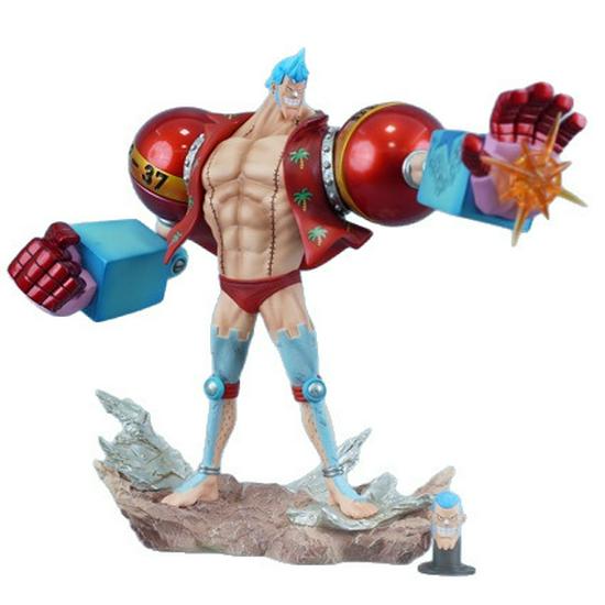 One Piece Double Head Figure: Monkey D. Luffy & Franky Statue (Large Size)
