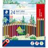 Colored Pencil - STAEDTLER - Noris Colour 185 - Pack of 24 - Assorted - Ergonomic