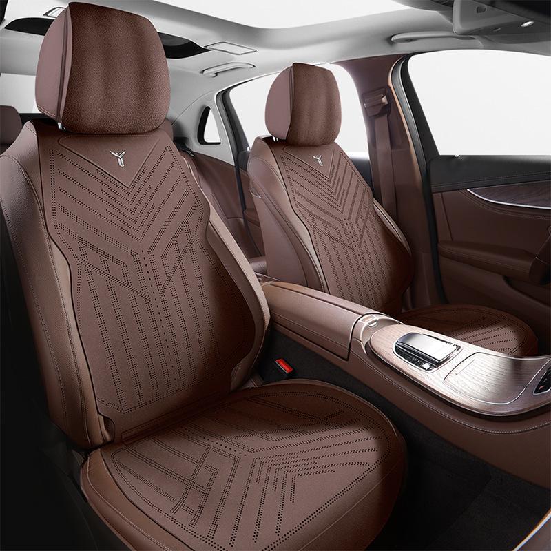 Cadillac Chevrolet Traverse Qijun Zhizai Accord Sylphy Haval Breathable Suede Semi-Surround Seat Cushion