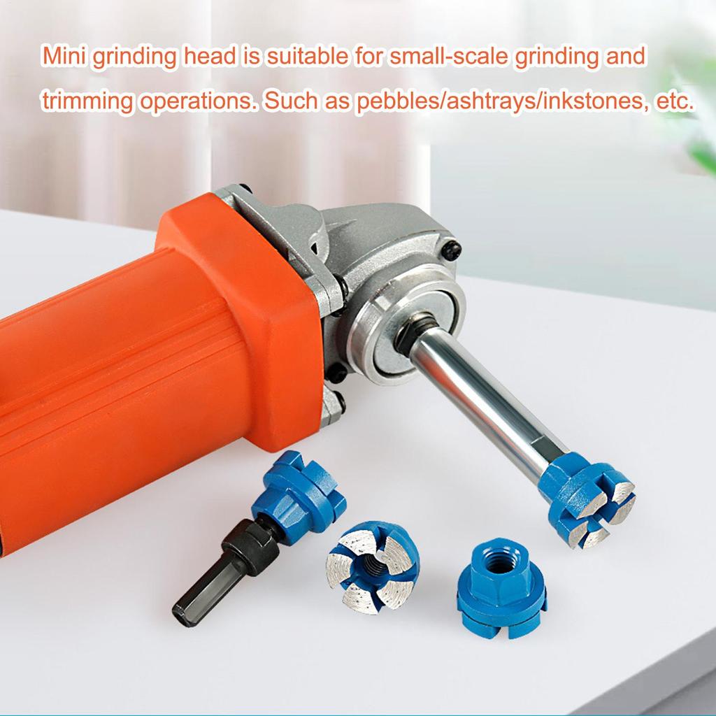 Flat Grinding Head for Pebbles Angle Grinder Grinding Disc for Cleaning Bottom Pebbles Bottom Deburring Cleaning Flattening Tool