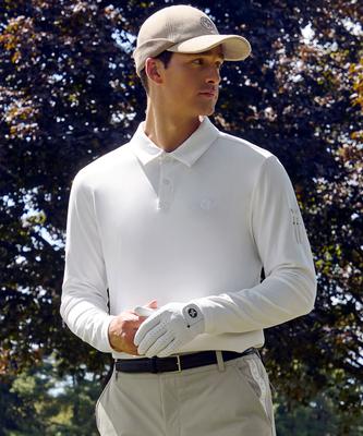 XEXYMIX Stretch Jersey Polo Long Sleeve Xgmlt03J3