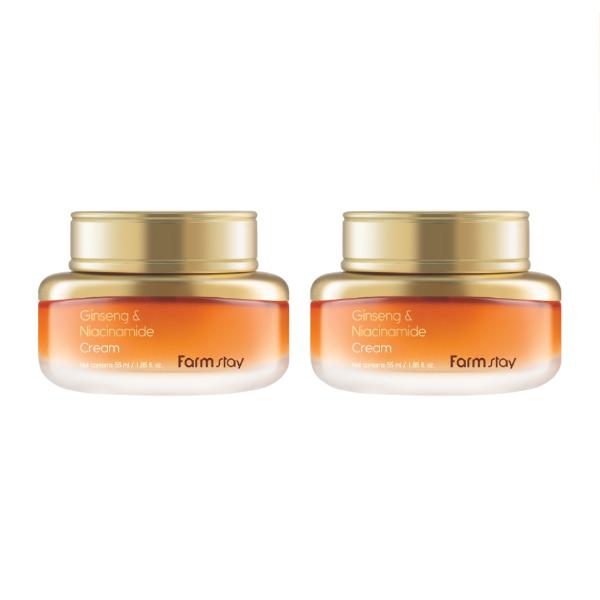 

FarmStay Ginseng & Niacinamide Тонер 150 мл, Сыворотка 35 мл, Эмульсия 120 мл, Крем 55 мл (15 вариантов) #Cream 55ml x 2pcs