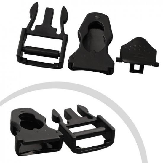 Diving Fin Strap Buckles Black Buckle Dive Fin Flippers Plastic Release