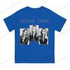 Celine Dion Metal Engraçado Grande Estampado Algodão Unissex Camiseta Manga Curta Camisetas Filme Titanic Tops Hipster