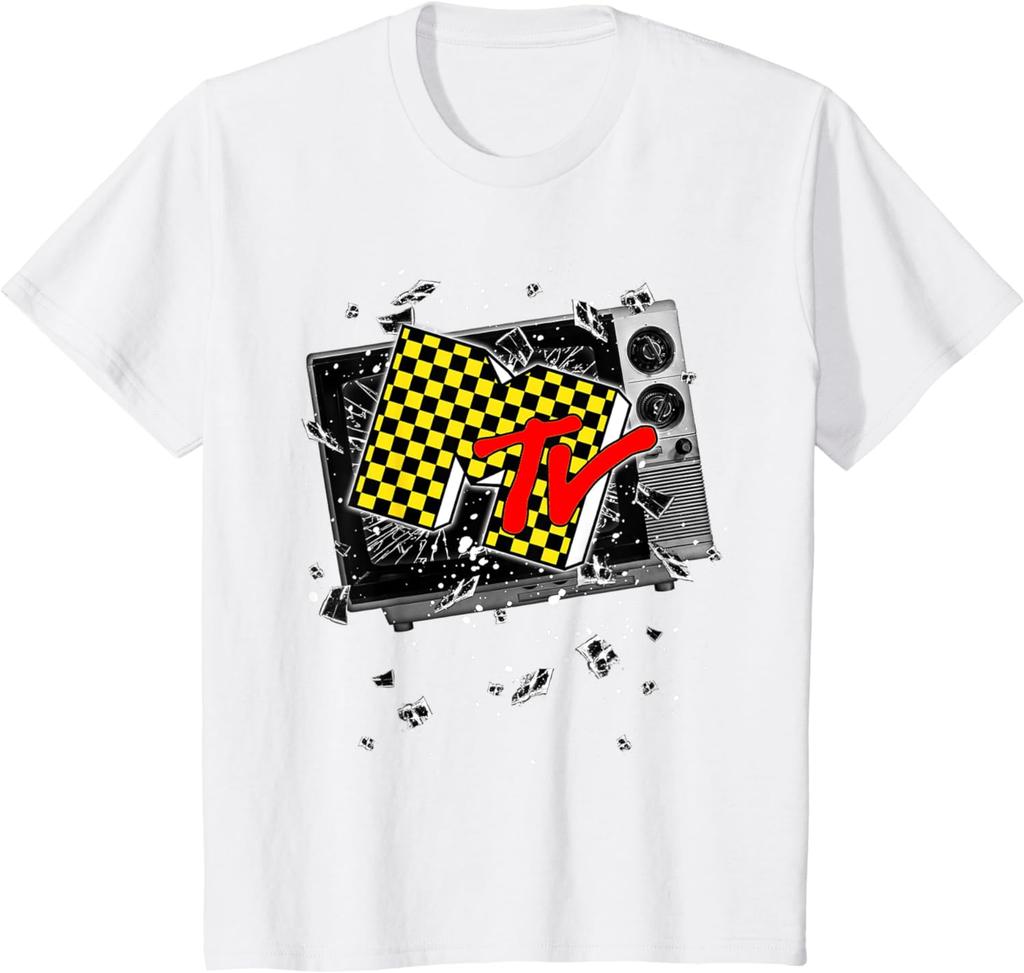 MTV Checker Board Breaking Tv TShirt