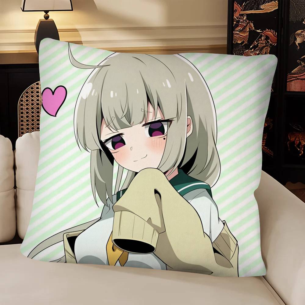 Anime AAraga Kiwi Pillow Case Fashion Square Pillowcase Bedroom Sofa Room Ins Decoration Leisure