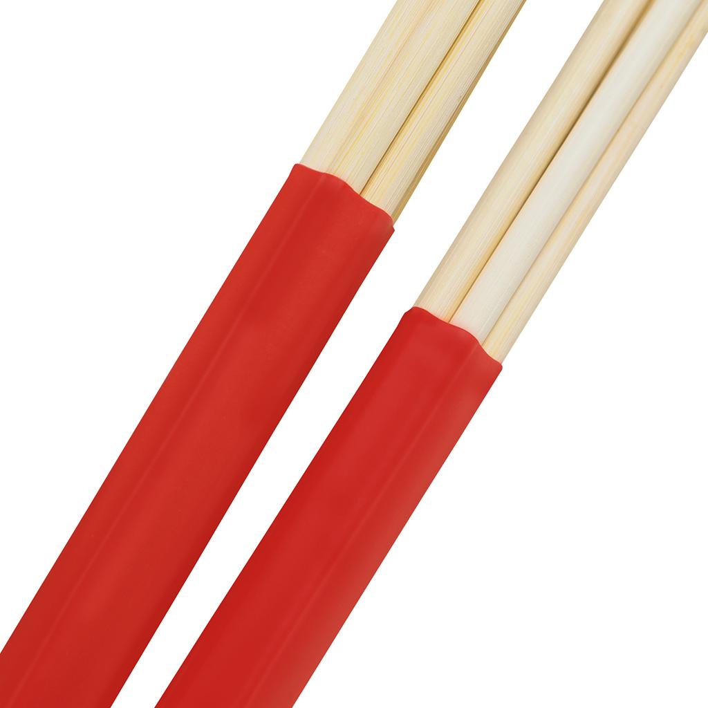 M MBAT TZ-60 Shelf Drum Accessory Kit Shelf Drum Wire Brushes + Nylon Drumsticks + Sticks Black Pouch Percussion Accessories