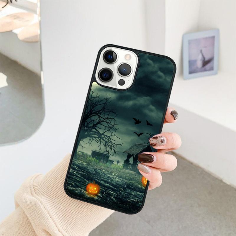 Ghost HALLOWEEN TRICK TREAT SCARY CREEPY Phone Case For iPhone 17 Air 16 15 14 11 12 13 Pro MAX Plus Coque Cover