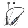 2025 Neck-Hanging Wireless Bluetooth Headphones with Long Battery Life, Digital Display, HD Sound for Sports, K-Singing, and Gaming.