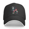 Patriotic Wolf Spirit Flag Illustrat Sandwich Baseball Cap Sun Cap Outdoor Workouts Hat