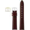 CREPHA Watch Strap, 18mm, Brown, Calfskin Leather, Water-Repellent, Antibacterial, and Odor-Resistant, with Buckle and Tool Included, H29-18
